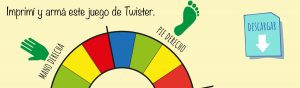 Para imprimir y armar el Twister